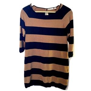 Ripe‎ maternity black and tan sweater size Large pullover